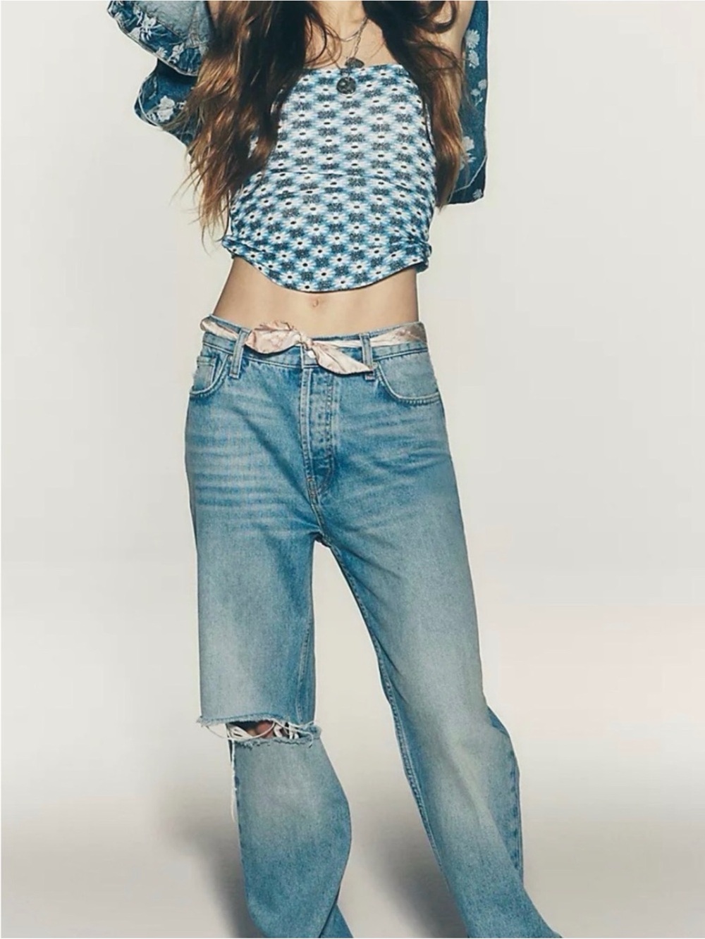 Free People We The Free Holly Bootcut Jeans. NWT. Cambridge